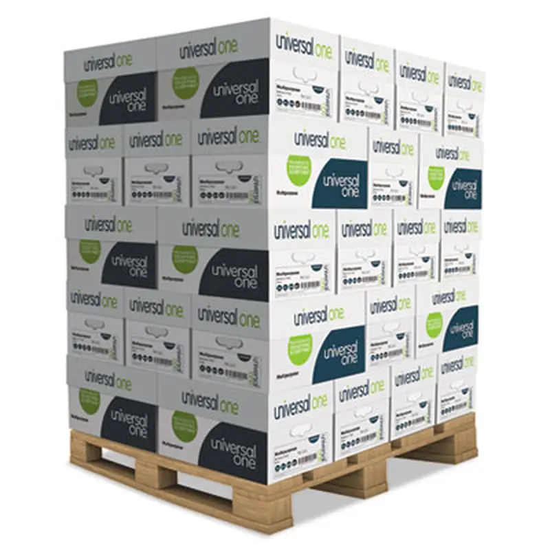 Deluxe Multipurpose Paper, 98 Bright, 20lb Bond Weight, 8.5 x 11, Bright White, 500/Ream, 10 Reams/Carton, 40 Cartons/Pallet - Copy Paper | Universal