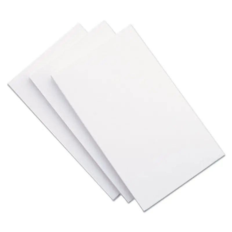 Unruled Index Cards, 5 x 8, White, 100/Pack - Index Cards | Universal