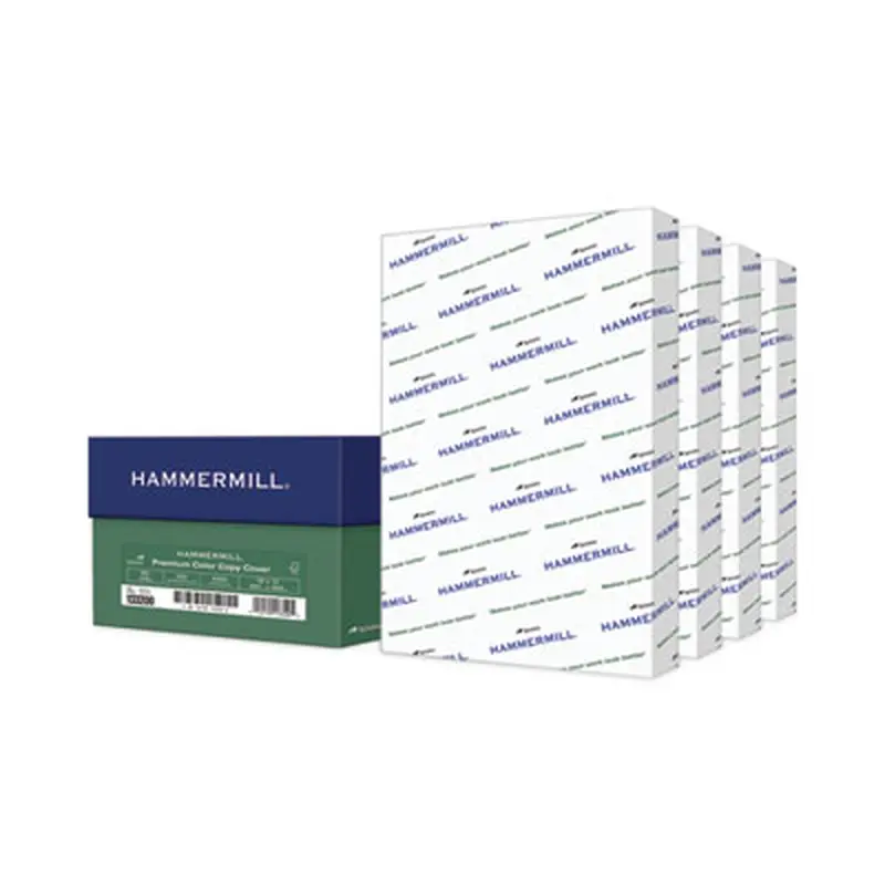 Premium Color Copy Cover, 100 Bright, 80 lb Cover Weight, 18 x 12, 250 Sheets/Pack, 4 Packs/Carton - Card/Cover Stock | Hammermill
