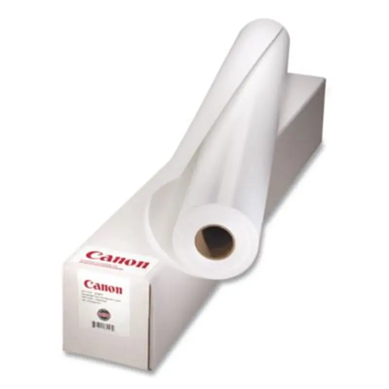 Satin Photographic Paper Roll, 3" Core, 10 mil, 24" x 100 ft, Satin White - Photo Print Paper | Canon