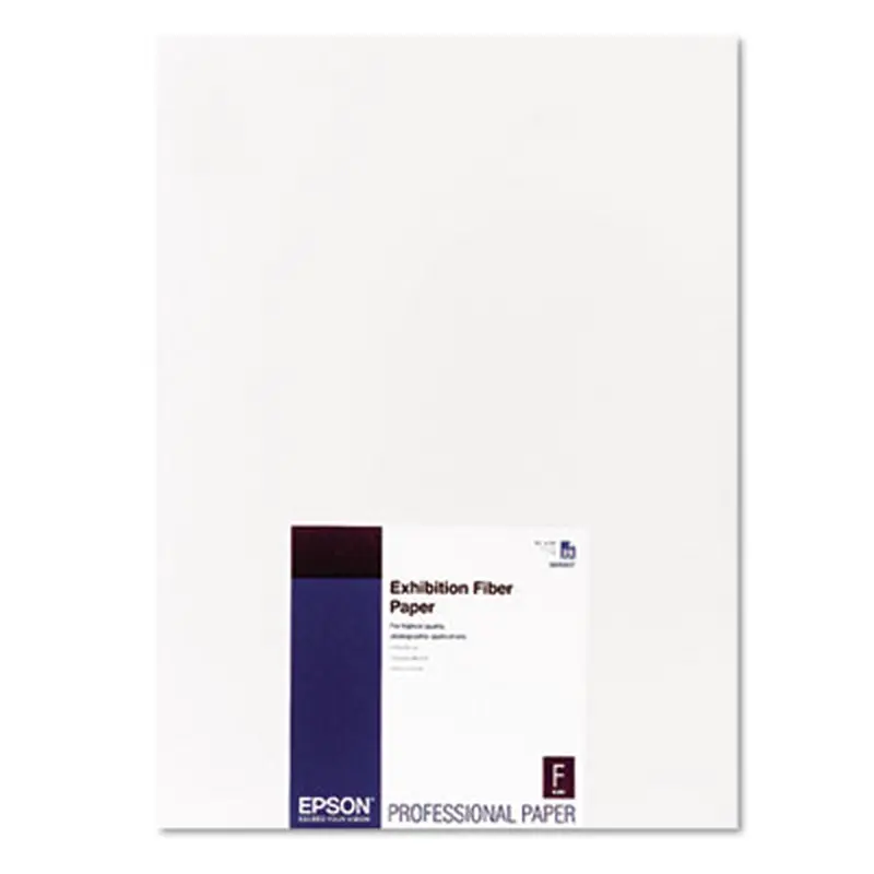 Exhibition Fiber Paper, 13 mil, 13 x 19, White, 25/Pack - Photo Print Paper | Epson