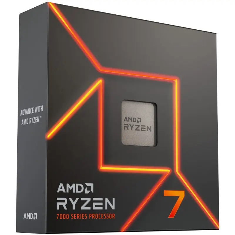 AMD Ryzen 7 7700 8 Cores / 16 Threads, 65 watts, Max Freq 5.3Ghz, 40MB Cache, Wraith Prism Cooler & Radeon Graphics