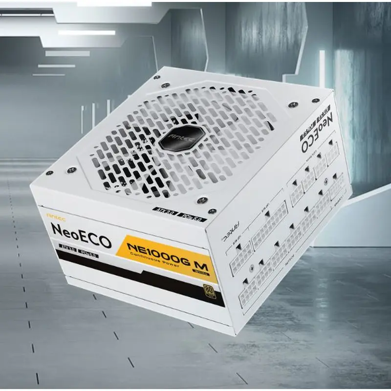 Antec NE 1000w 80  Gold, Fully-Modular, ATX 3.0, PCIe 5.0, 120mm Silent Fan, Japanese Caps, ATX Power Supply, PSU,10 Years Warranty