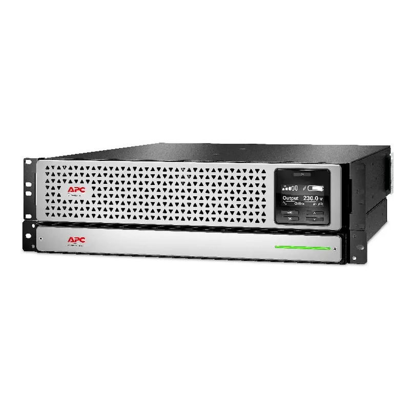 APC Smart-UPS 1500VA/1350W Online UPS, 3U RM, 230V/10A Input, 8x IEC C13 Outlets, Li-Ion Battery, W/ Network Card, W/ Rail Kit