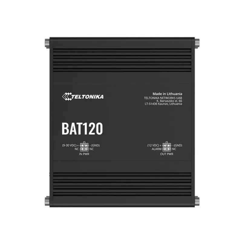 Teltonika Uninterruptable Power Supplies, Two 4-pin DC ports Power Supply, DIN rail and surface mounting options - 6hrs Runtime at Full Load