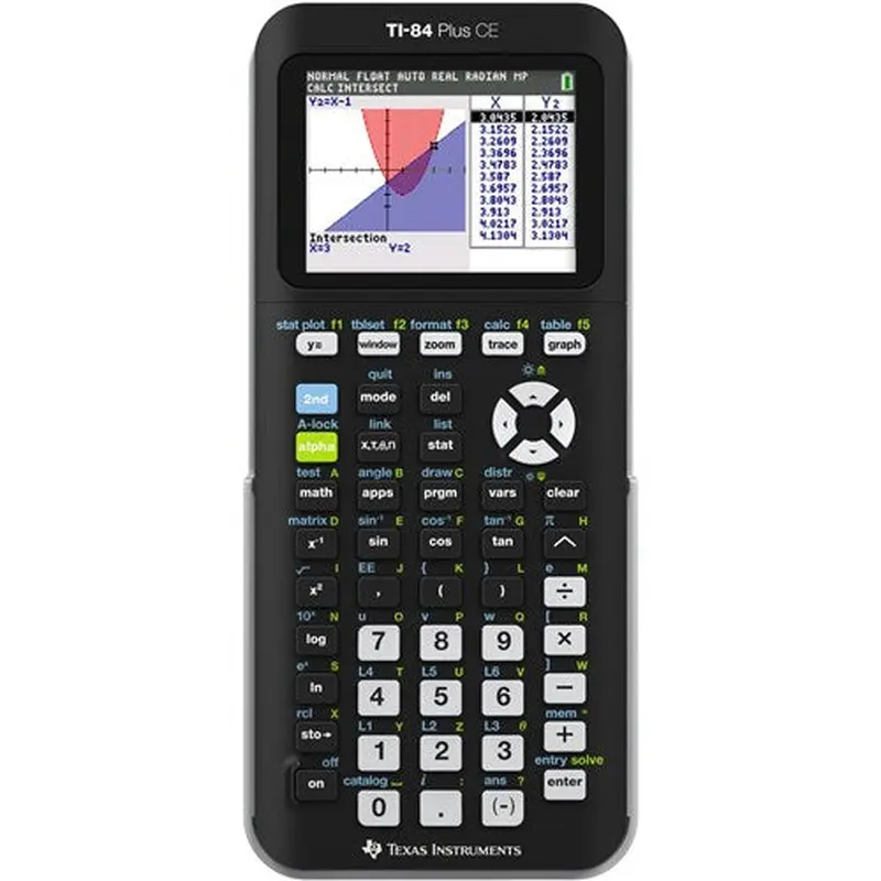 Texas Instrument TI-84 Plus CE Colour Graphing Calculator Black