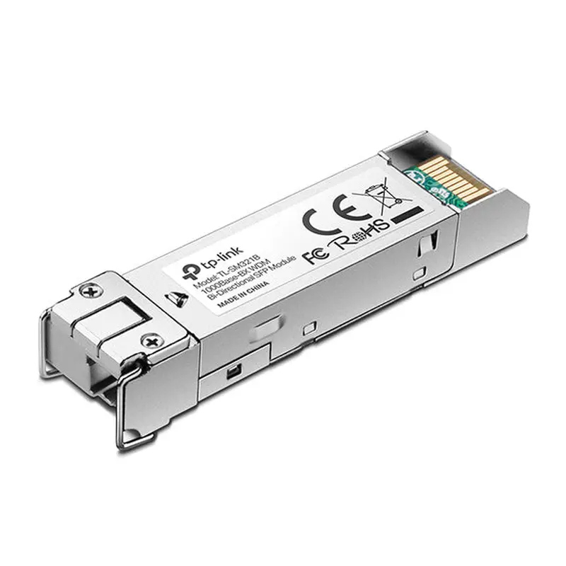 TP-Link 1000Base-BX WDM Bi-Directional SFP Module (TL-SM321B-2) TX: 1310nm, RX: 1550nm, Up To 2KM Transmission Distance, LC Simplex
