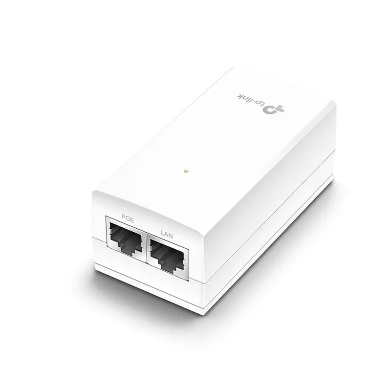 TP-Link POE4818G Omada 48V Passive PoE Injector Adapter, 1 Gigabit PoE Port, 1 Gigabit Non-PoE Port