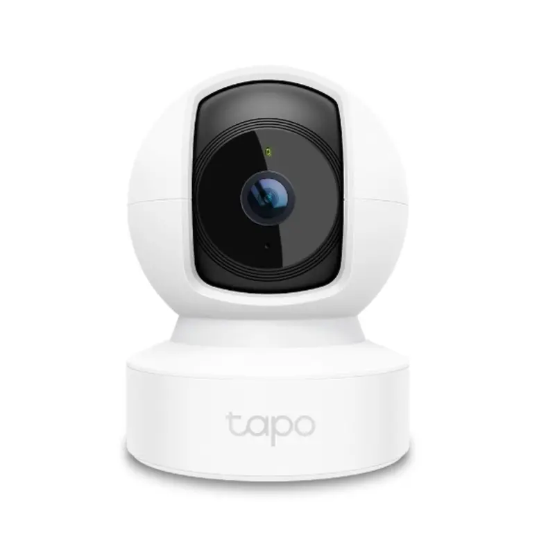 TP-Link Tapo C212, Pan/Tilt Home Security Wi-Fi Camera, 2K (2304x1296), 2.4 GHz, Horizontal 360, 1  Ethernet Port,Local Storage through microSD Card