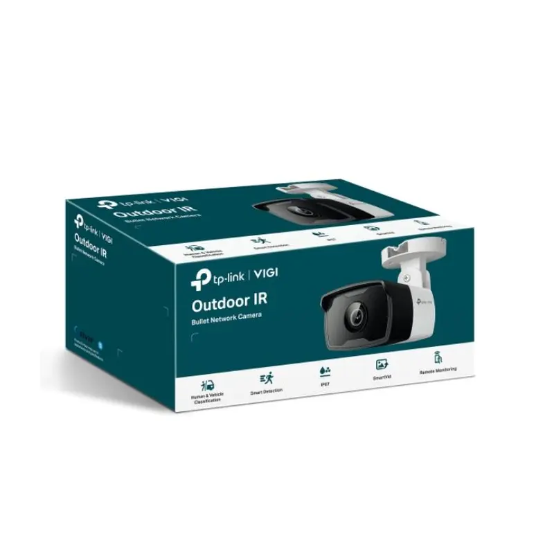 TP-Link VIGI 4MP C340I(2.8mm) Outdoor IR Bullet Network Camera, 2.8mm Lens, Smart Detection, 3YW