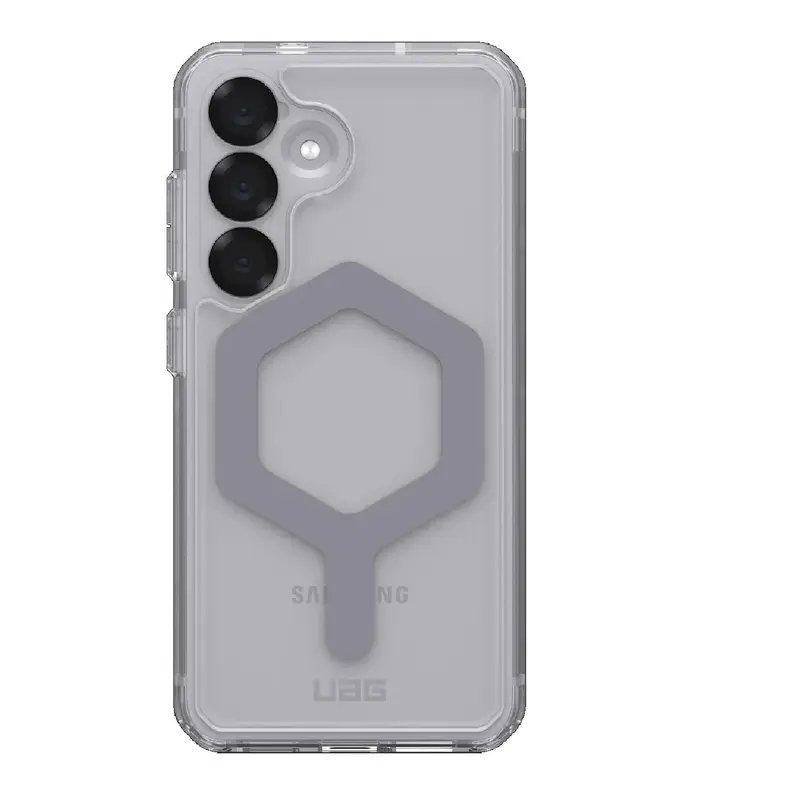 UAG Plyo Pro Samsung Galaxy S25 Rugged Case - Ice/Silver (214488114333), DROP  Military Standard, Raised Screen Surround, 10 Years Warranty