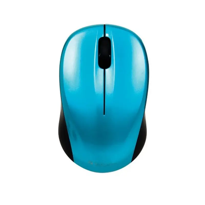 Verbatim GO Nano Caribbean Blue Mouse Wireless 2.4GHz Wireless Optical, Ultra Compact, 3 Buttons, 1600dpi, Nano Receiver