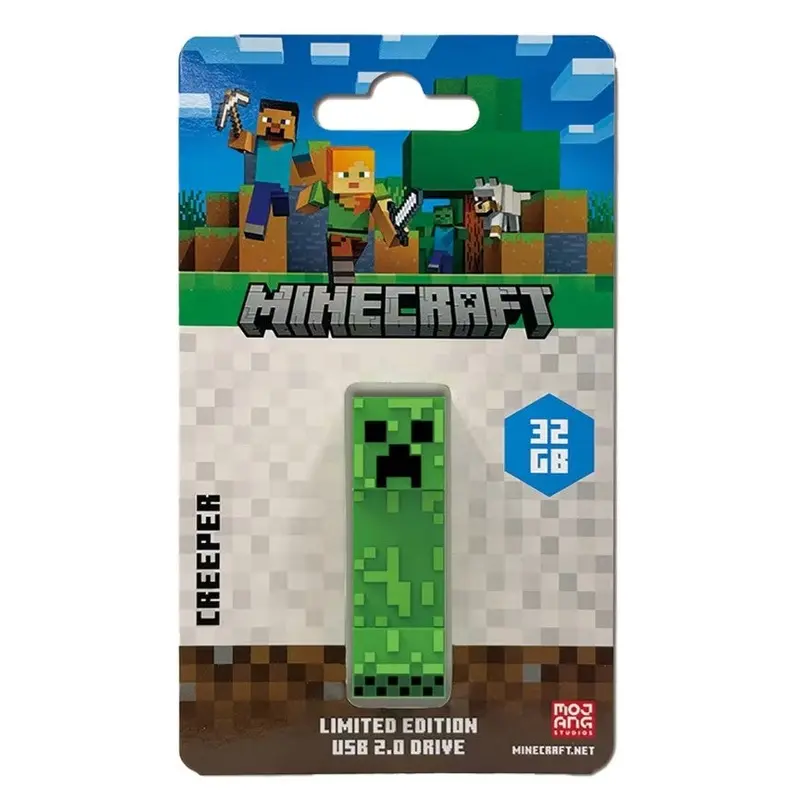 Verbatim Minecraft Collector s Edition USB Flash Drive - 32GB - Creeper. Retail Pack