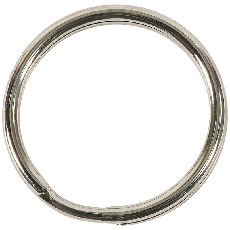 1 1/8" Chrome Split Key Rings (SR400) Case Of 100