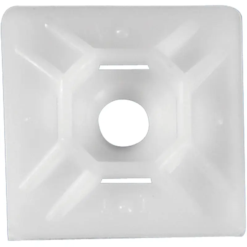 1 1/2 x 1 1/2" Natural Cable Tie Mounts (CTM15N) Case Of 100