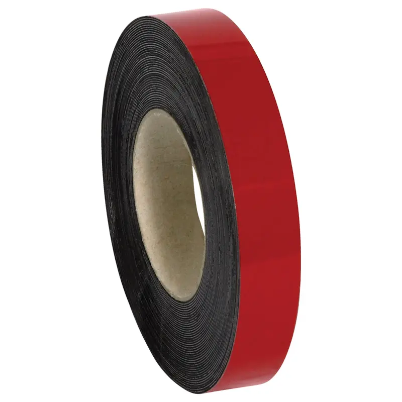 1" x 50' - Red Warehouse Labels - Magnetic Rolls (LH126) Each