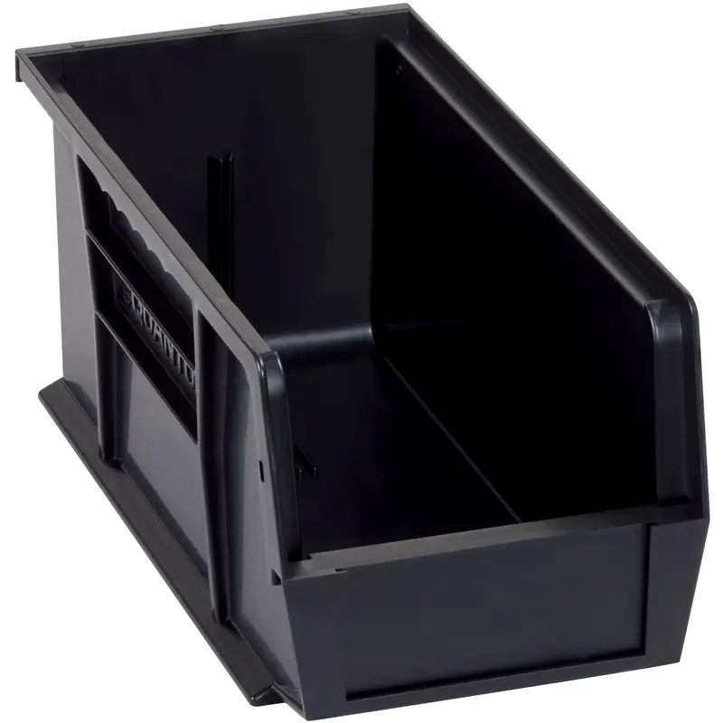 10 7/8 x 5 1/2 x 5" Black Conductive Bin Boxes (BINC111) Case Of 12