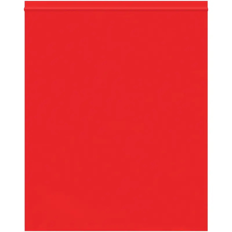 10 x 12" - 2 Mil Red Reclosable Poly Bags (PB3655R) Case Of 1000