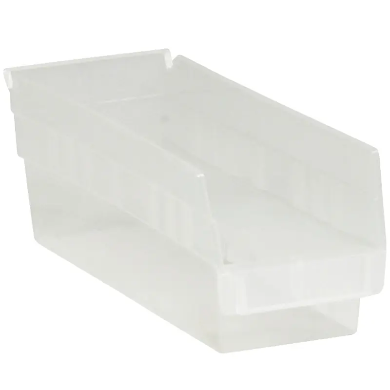 11 5/8 x 4 1/8 x 4" Clear Plastic Shelf Bin Boxes (BINPS101CL) Case Of 36
