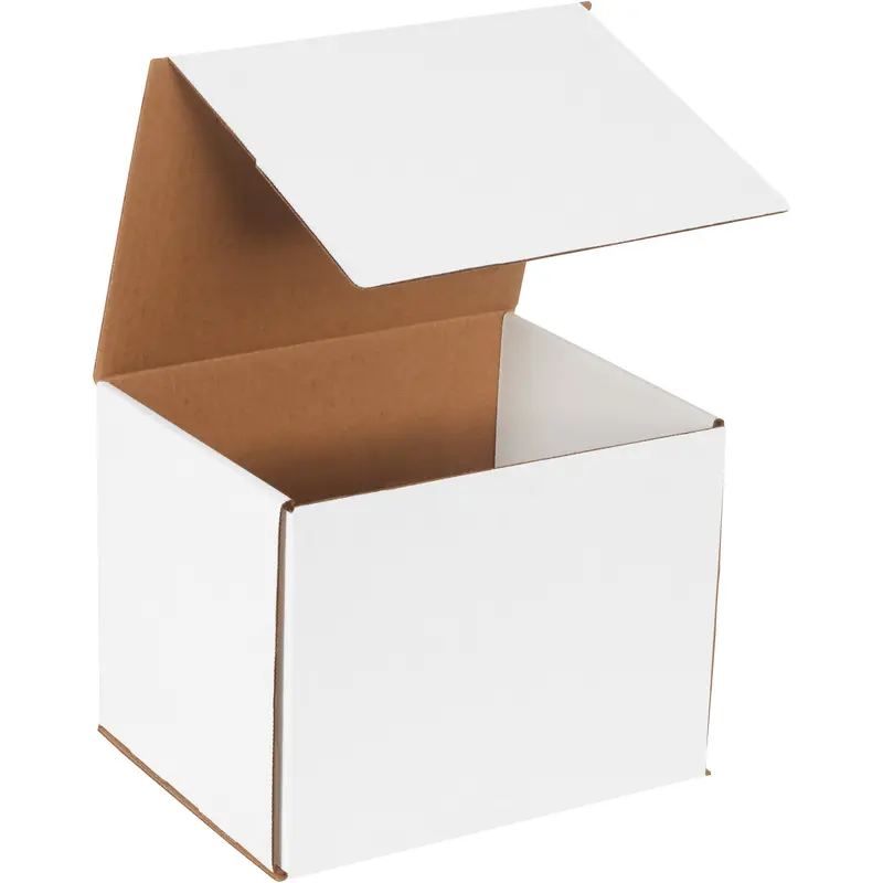 10 x 8 x 8" White Corrugated Mailers (M1088) Bundle Of 50