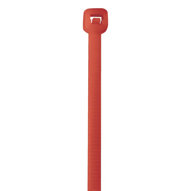 11" 50# Fluorescent Red Cable Ties (CT115K) Case Of 1000