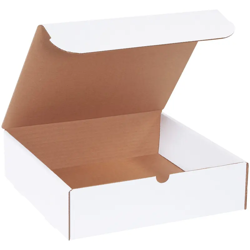 12 x 11 3/4 x 3 1/4" White Literature Mailers (M3RBXL) Bundle Of 50