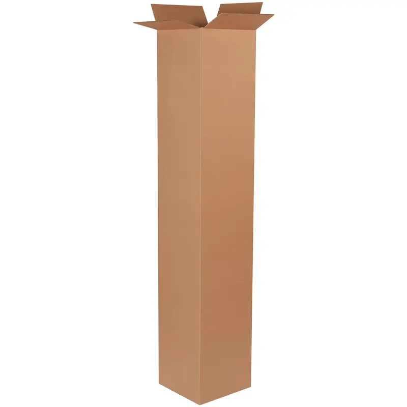 12 x 12 x 72" Tall Corrugated Boxes (121272) Bundle Of 10