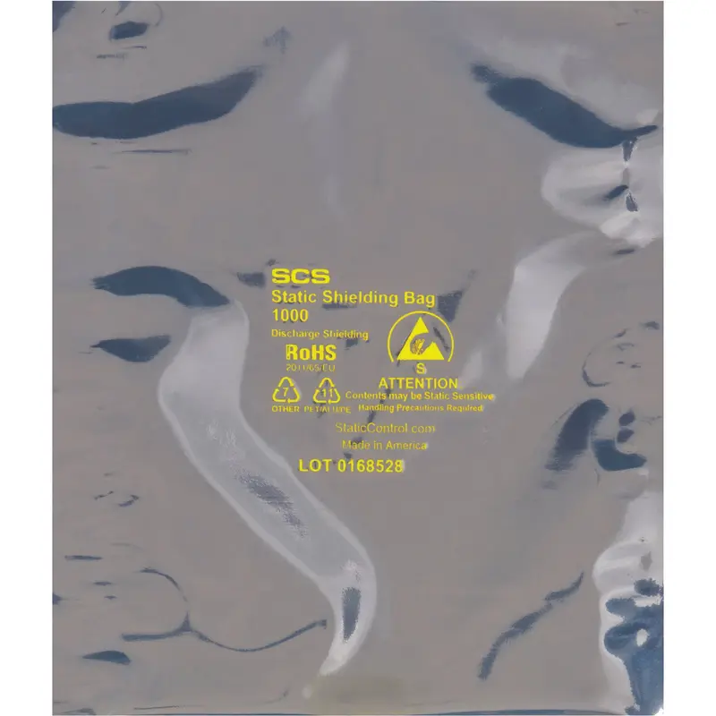 12 x 15" Open End Static Shielding Bags (STC168) Case Of 100