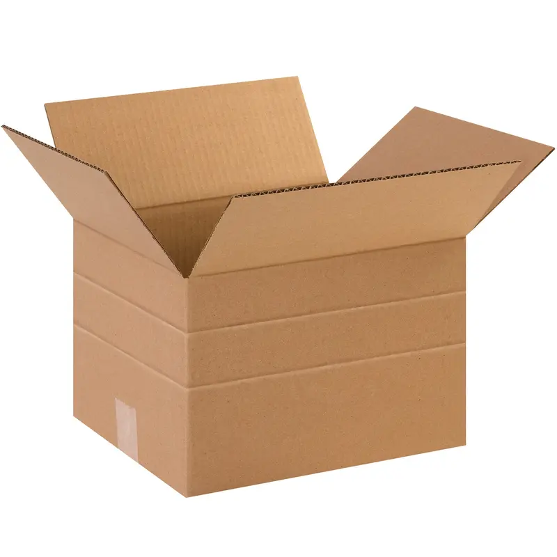 12 x 10 x 8" Multi-Depth Corrugated Boxes (MD12108) Bundle Of 25