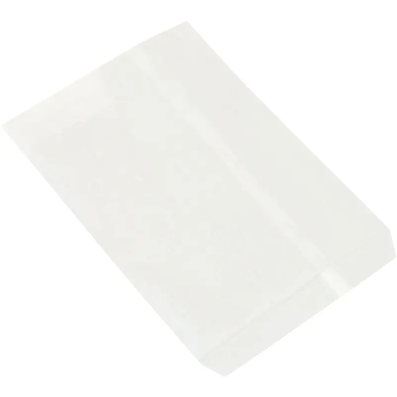 8 1/2 x 11" White Flat Merchandise Bags (BGM103W) Case Of 2000