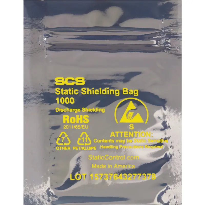 8 x 10" Reclosable Static Shielding Bags (STC325) Case Of 100