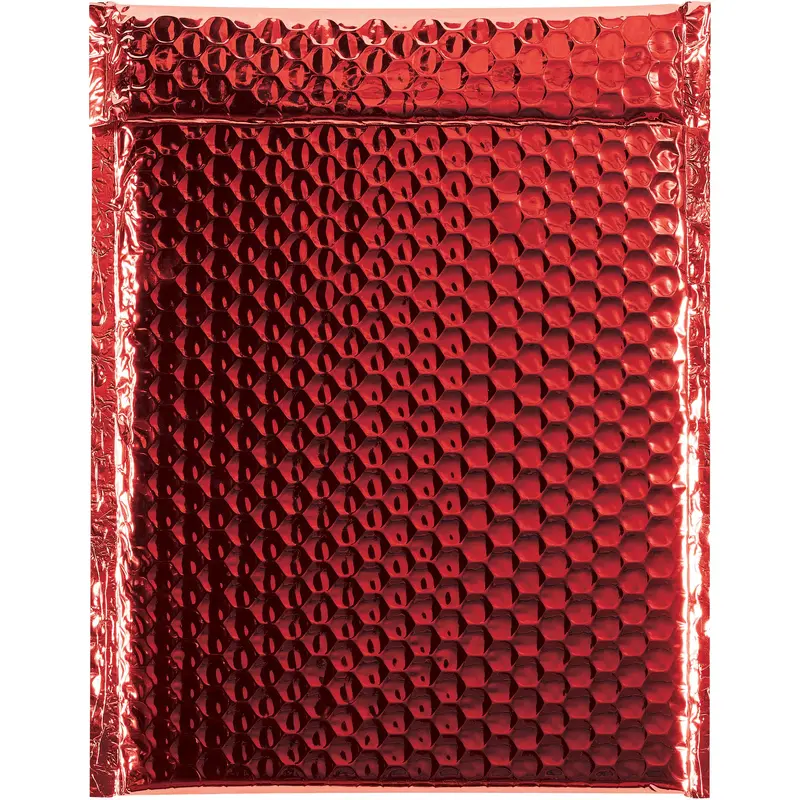 9 x 11 1/2" Red Glamour Bubble Mailers (GBM0911R) Case Of 100