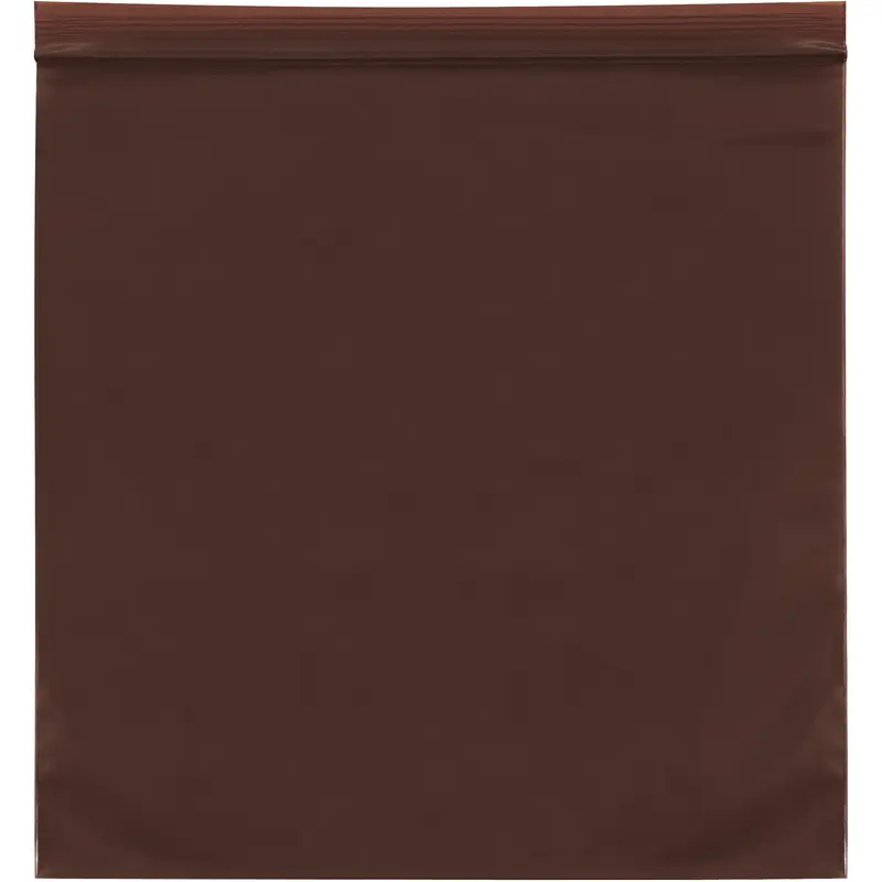 8 x 8" - 3 Mil Reclosable Amber UV Bags (PB12103) Case Of 1000