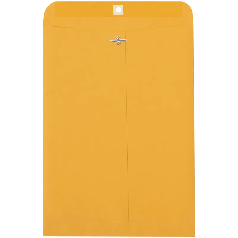 9 1/4 x 14 1/2" Kraft Clasp Envelopes (EN1018) Case Of 500