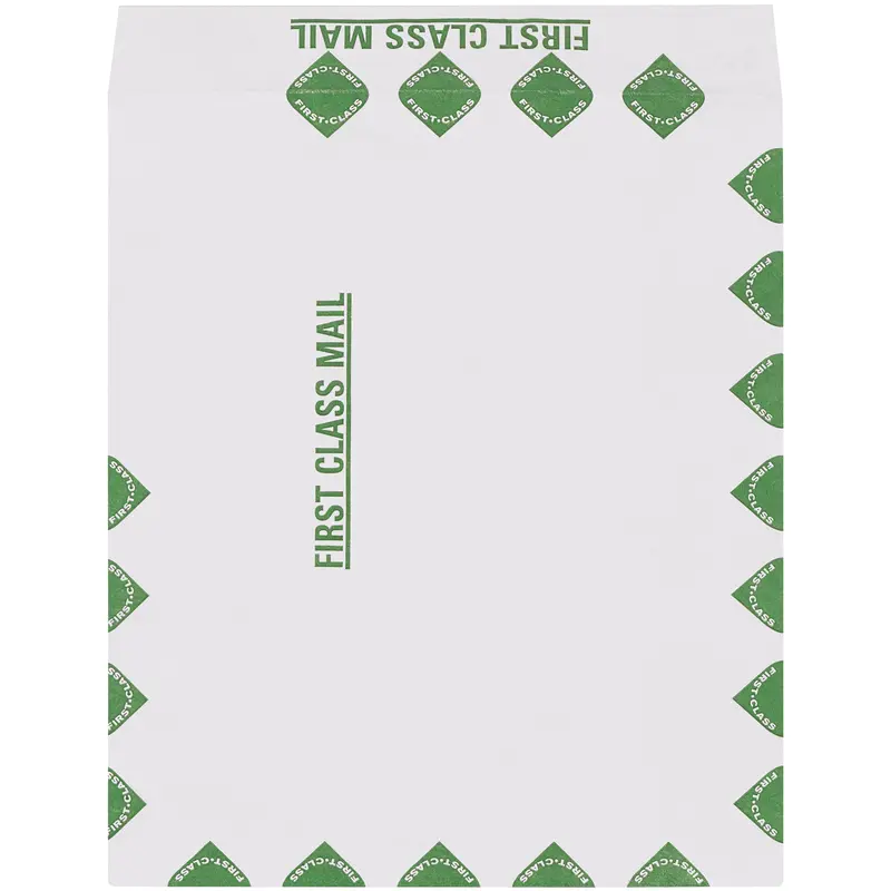 9 x 12" First Class Flat Tyvek Envelopes (TYF0912FC) Case Of 100