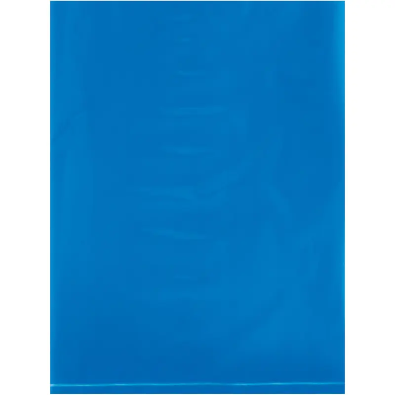 9 x 12" - 2 Mil Blue Flat Poly Bags (PB480BL) Case Of 1000