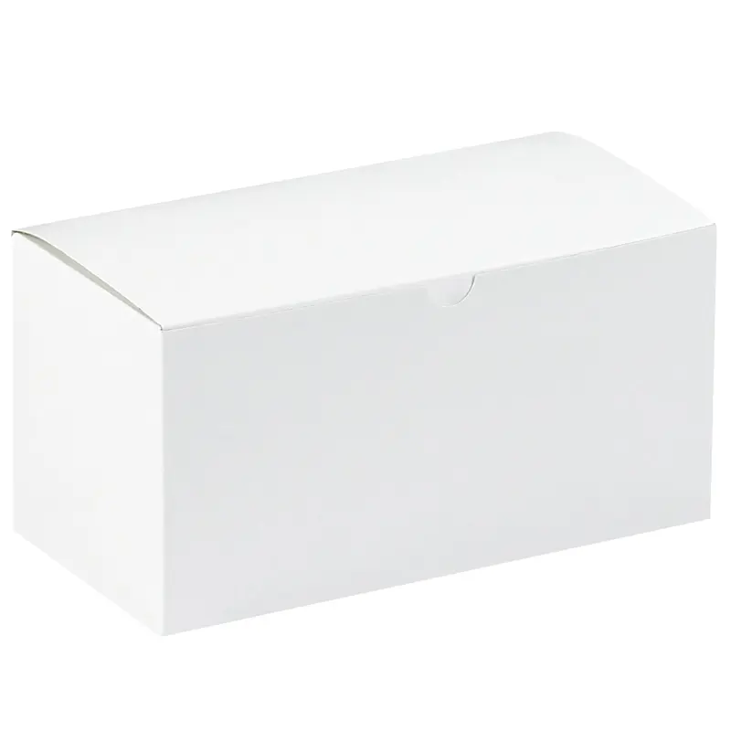 9 x 4 1/2 x 4 1/2" White Gift Boxes (GB944) Case Of 100