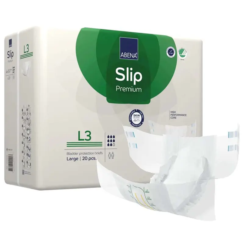 Abena Slip Premium L3 Unisex Adult Incontinence Brief Large Disposable Heavy Absorbency (1218207_PK) 20/PK