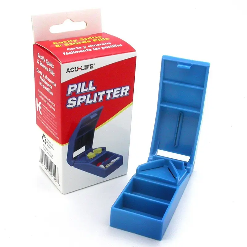 Acu-Life Pill Cutter Hand Operated Blue (861268_EA) 1/EA
