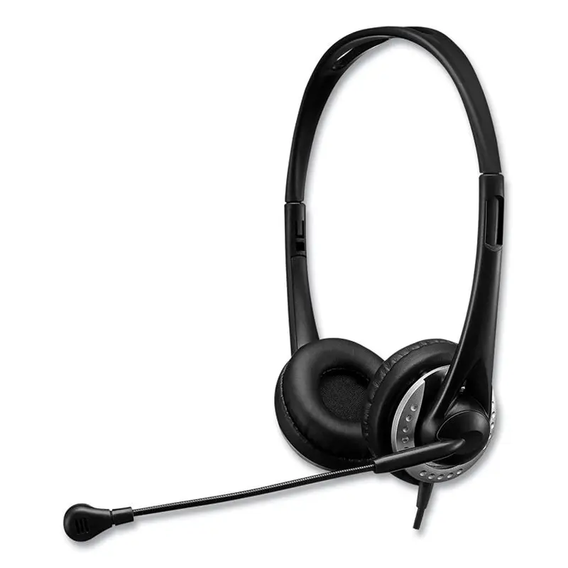 Adesso Xtream P2 Binaural Over The Head Headset with Microphone, Black (ADEXTREAMP2) Each