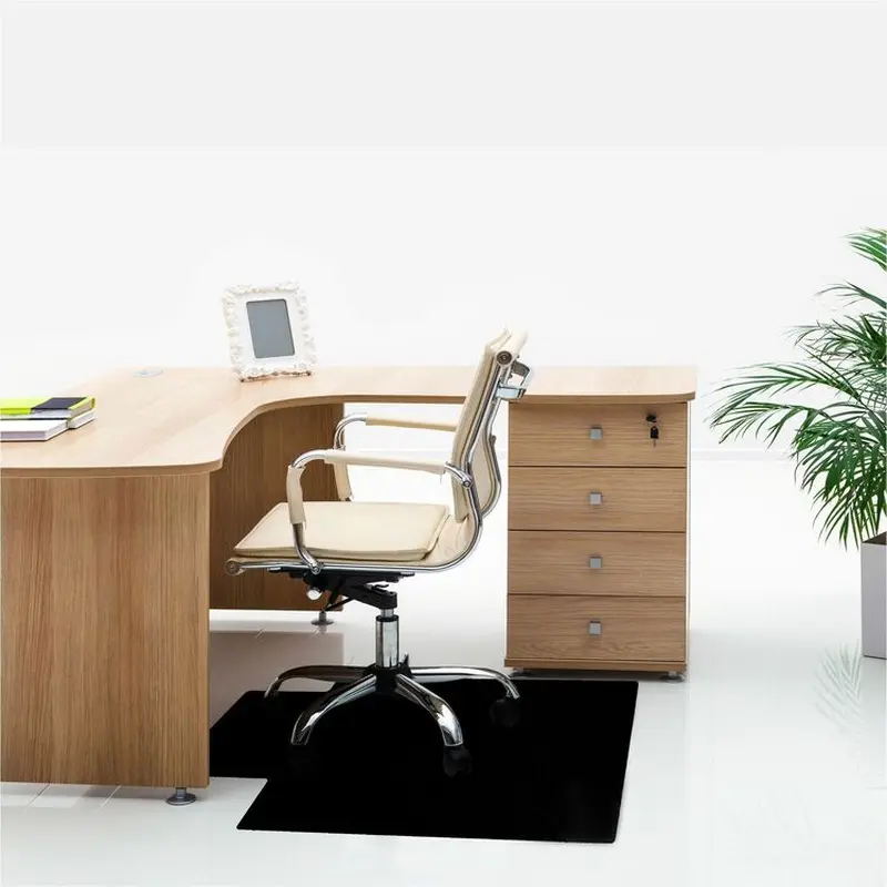 Advantagemat Black® Chairmat, Hard Floor, 36"Wx48"Lx3/5"H, Black (FLRFC123648HLBV) Each