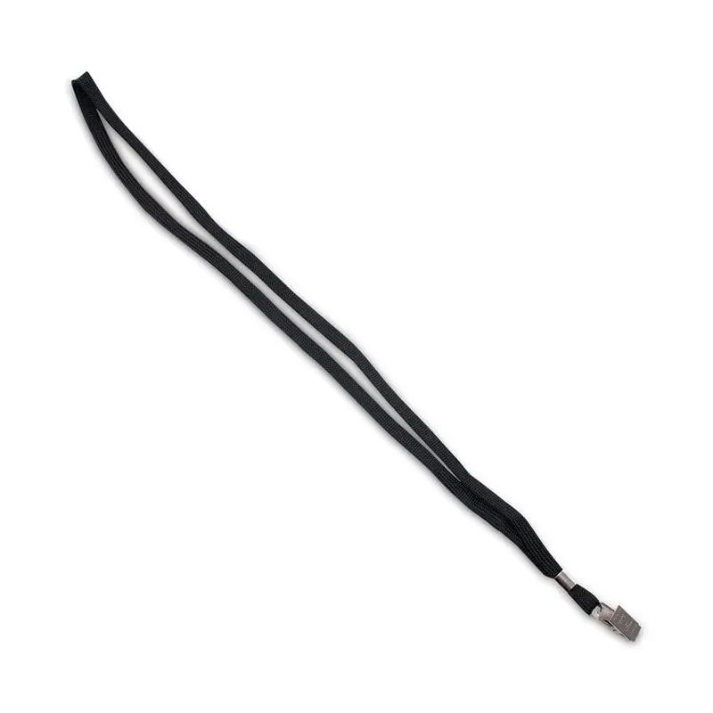Advantus Deluxe Safety Lanyards, Metal Clip Fastener, 36" Long, Black, 24/Box (AVT75403) Box of 24