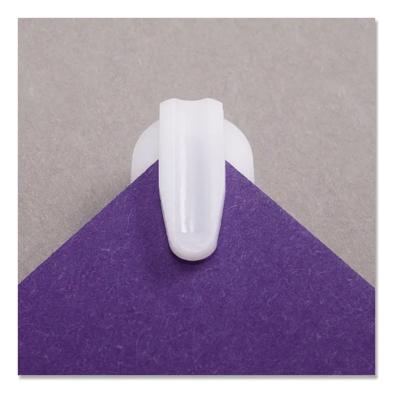 Advantus StikkiCLIPS, Adhesive Back, 40 Sheet Capacity, White, 20/Pack (AVT01220) Pack of 20
