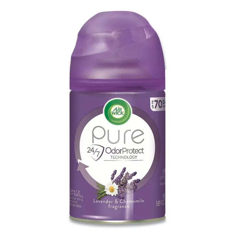Air Wick Freshmatic Ultra Automatic Spray Refill, Lavender/Chamomile, 5.89 oz Aerosol Spray (RAC77961) Each