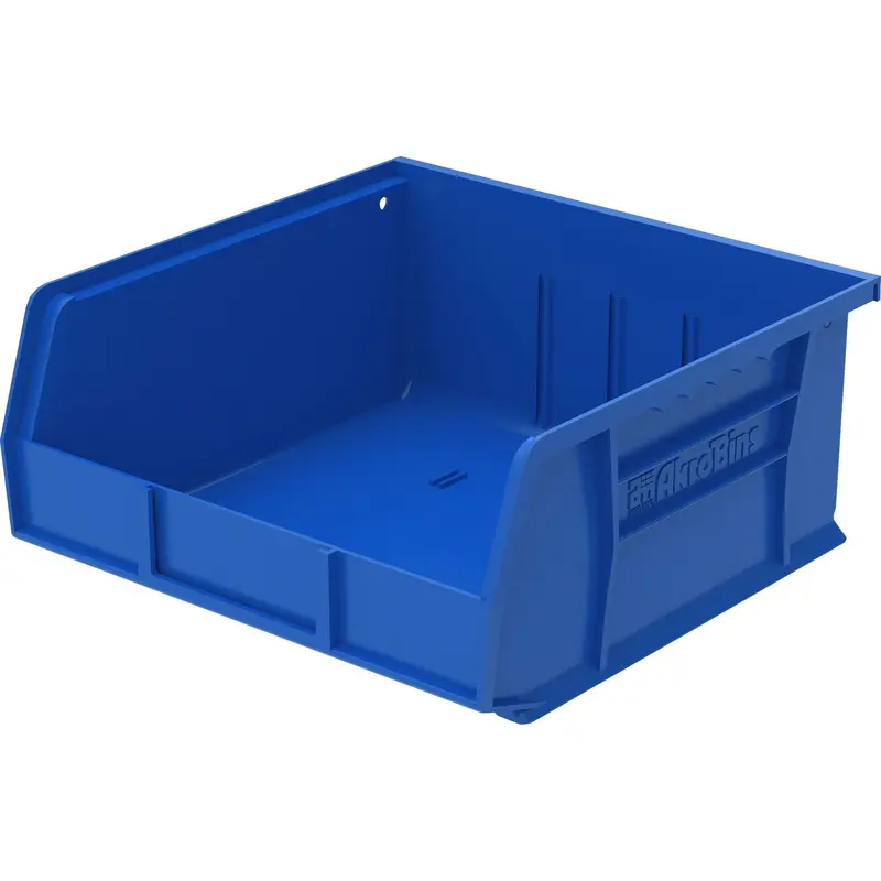 Akro-Mils Akrobin, Unbreakable/Waterproof, 10 7/8"x11"x5", Blue (AKM30235B) Each