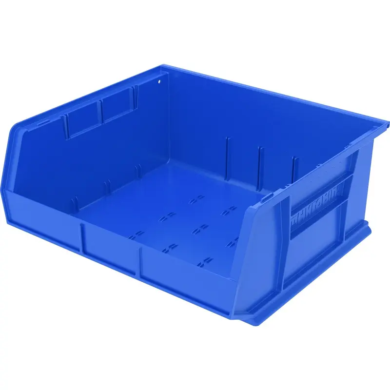 Akro-Mils Akrobin, Unbreakable/Waterproof, 14 3/4"x16 1/2"x7", Blue (AKM30250B) Each