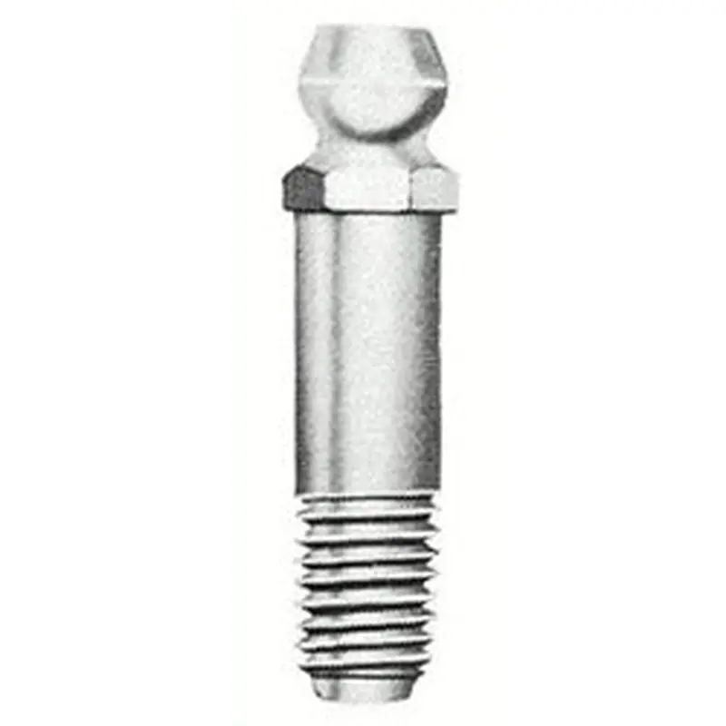 Alemite Hydraulic Fittings, Straight, 1 1/8 in, Male/Male, 1/4 in (SAE) (025-1698-B) Each