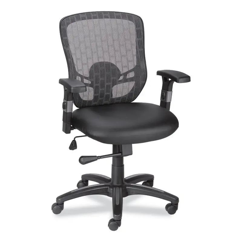 Alera Alera Linhope Chair, Supports Up to 275 lb, Black Seat/Back, Black Base (ALELH42B14) Each