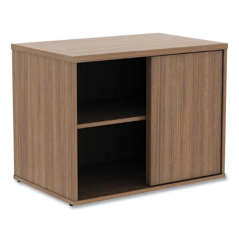 Alera Alera Open Office Low Storage Cabinet Credenza, 29.5 x 19.13 x 22.78, Walnut (ALELS593020WA) Each