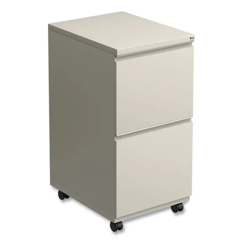 Alera File Pedestal with Full-Length Pull, Left or Right, 2 Legal/Letter-Size File Drawers, Putty, 14.96" x 19.29" x 27.75" (ALEPBFFPY) Each